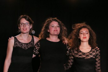 Cécile Wouters, Noémie Lamour et Lydie Lefèbvre