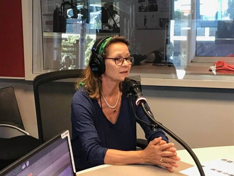 Patricia Pélissié, déléguée Générale du FCF à France Bleue en septb 2019