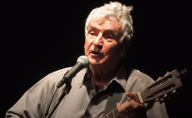 Georges Chelon en concert à Thonon-les-Bains en août 2021 - Capture d'écran