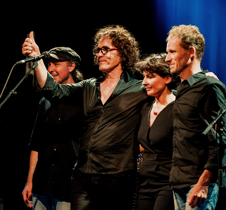 Jean-Louis Bergère en quartet à Barjac en 2019 Photo © Olivier Coiffard