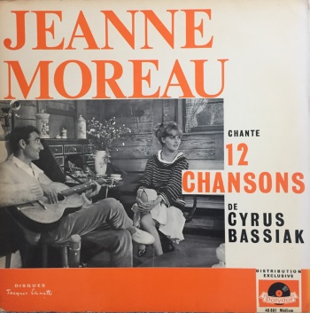 Moreau Jeanne 1963 JM chante 12 chansons de Cyrus Bassiak