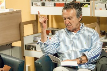 Marc Legras, récemment au Centre de la Chanson pour y présenter son livre (photo Guy Fasolato)