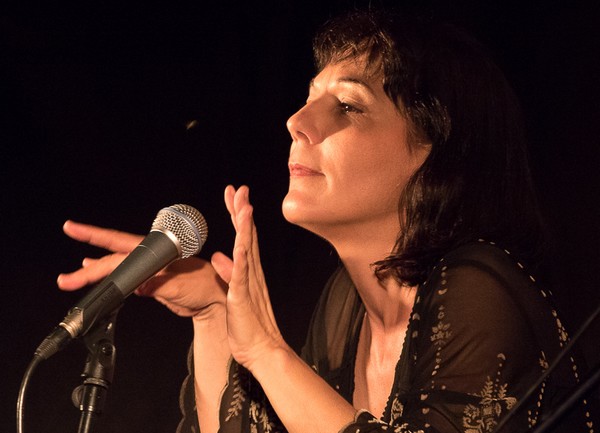 Nathalie Miravette à Pourchères (photo Marie Olivier)