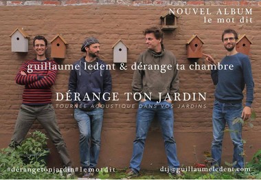 Après les concerts à domicile, voici les concerts dans le jardin. Une tournée exclusive de Guillaume Ledent, cet été dans vos potagers.