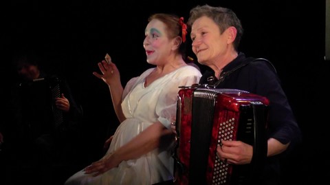 Sandrine Gelin et Claudine Lebègue (photos Michel Kemper)