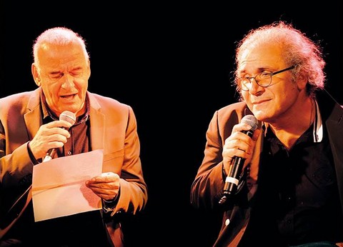 Michel Fugain et Frédéric Zeitoun (photo non créditée)