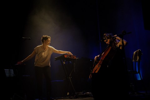 Bertille en ouverture du Printival (photo Thierry Margot)