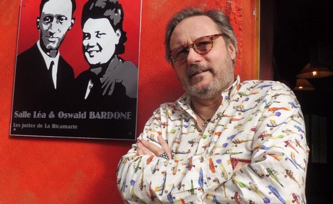 Jeanluc Epalle, dans son théâtre (photo Murielle Peyre)