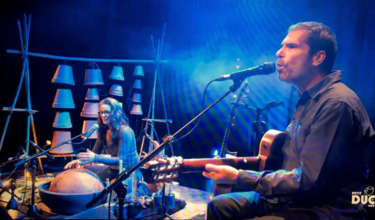 Didier Sustrac en concert au Petit Duc, capture d'écran