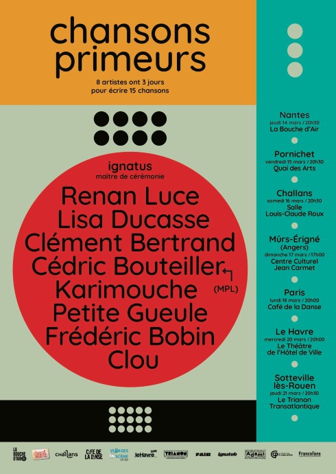 CHANSON PRIMEUR 2024 calendrier