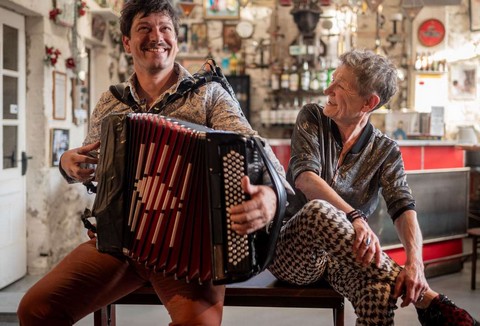 Pierre Luquet et Claudine Lebègue (photo non créditée)