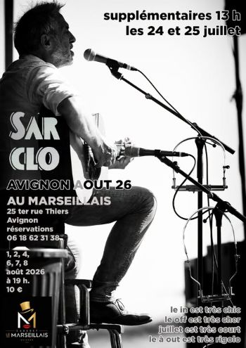 SARCLO affiche OUT Avignon