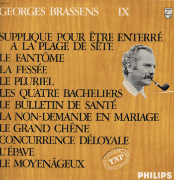Brassens 1966 Supplique pour être enterré suer la plage de Sète