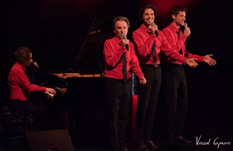 Les Goguettes en trio mais à quatre (photo Vincent Capraro)